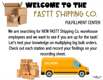 FWT Members Only! Shipping Warehouse - Classroom Transformation (5.NBT.B.5) Multiplying