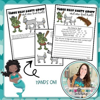 FWT Members Only! Three Billy Goats Gruff Bridge Building STEAM Activity