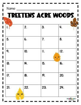 TreeTENS Forest - Base Ten Friends © (Place Value & Class Scoot) - September