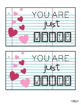 Valentine's Day Gift Tags (Non-food Items)