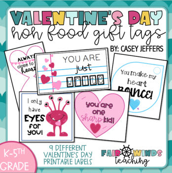 Valentine's Day Gift Tags (Non-food Items)