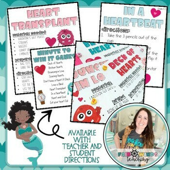 FWT Members Only! Valentine's Day Themed Minute to Win it Games - STEM Challenges