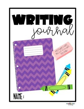 Writing Journal Cover & Tabs (Tabs Editable)