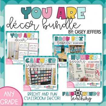 YOU ARE Classroom Decor Bundle